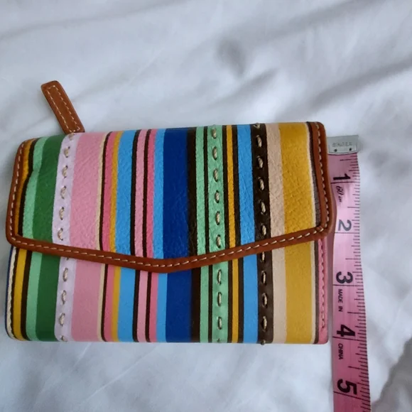 Fossil Multicolor Striped Wallet - Picture 7 of 7